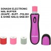 SONASHI ELECTRONIC NAIL BUFFER (SHAPE - BUFF - POLISH & SHINE NAILS) SNB-001 SONASHI ELECTRONIC NAIL BUFFER (SHAPE - BUFF - POLISH & SHINE NAILS) SNB-001